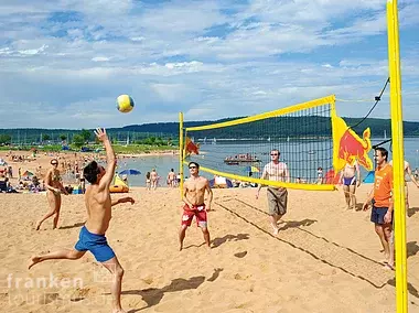 Beach-Volleyball am Brombachsee (Fränkisches Seenland)