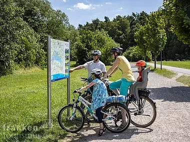 Fahrradtour mit E-Bikes am Großen Brombachsee (Fränkisches Seenland)