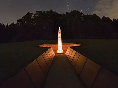 Goldkegel bei Nacht (Burgthann, Nürnberger Land)