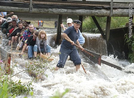 Flossafáhrt auf der Wilden Rodach (Wallenfels, Frankenwald)